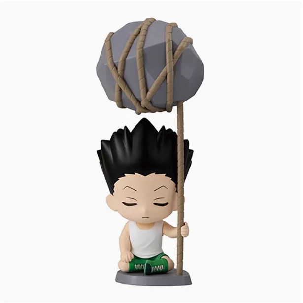 Фото Коллекционная фигурка Bandai Gashapon: Аниме HUNTER X HUNTER - Гон Фрикс в сидячей позе. Игрушка-модель, подарок для коллекционеров. №4