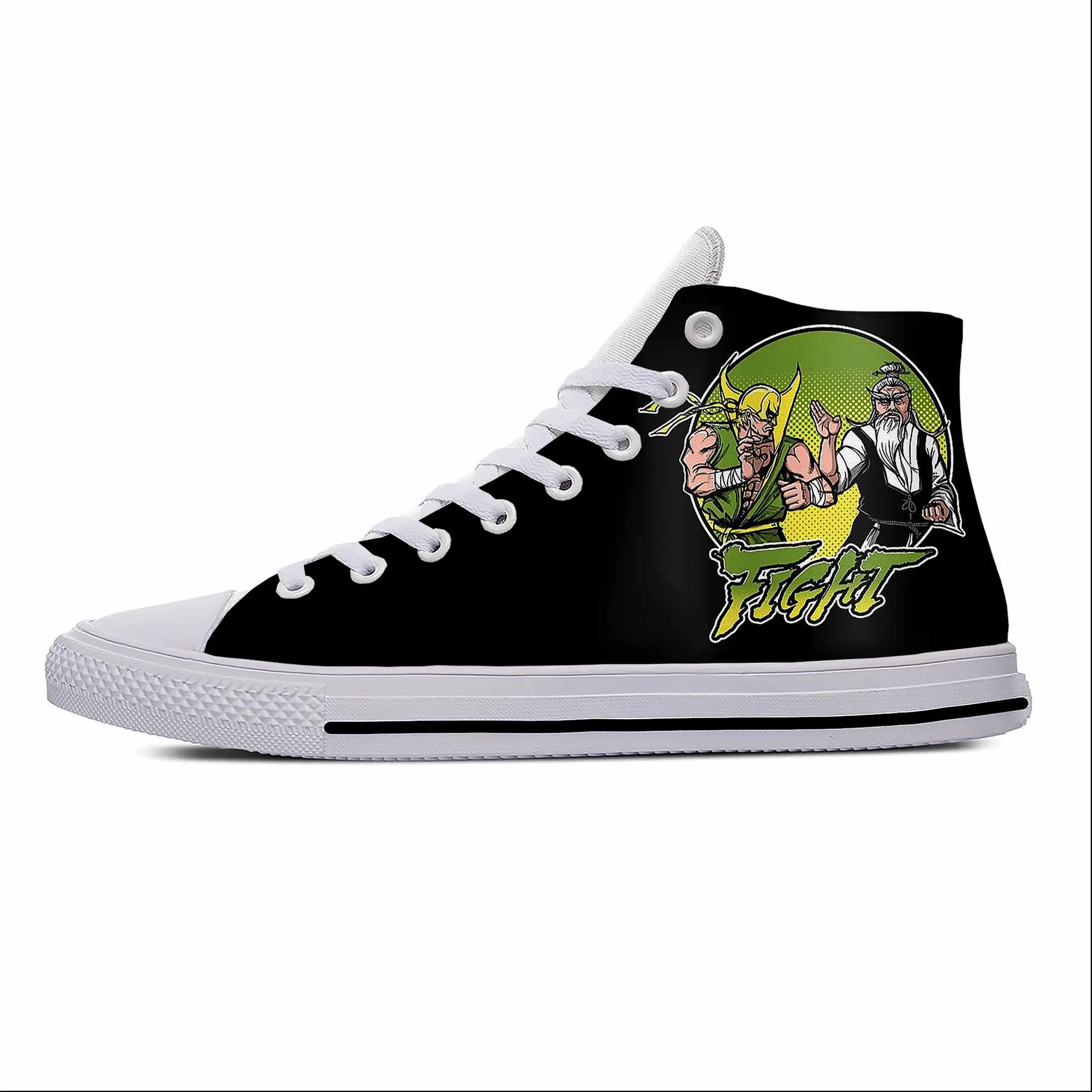 

Hot Kill Bill Pai Mei White Lotus Kung Fu Academy Casual Cloth Shoes High Top Lightweight Breathable 3D Print Men Women Sneakers