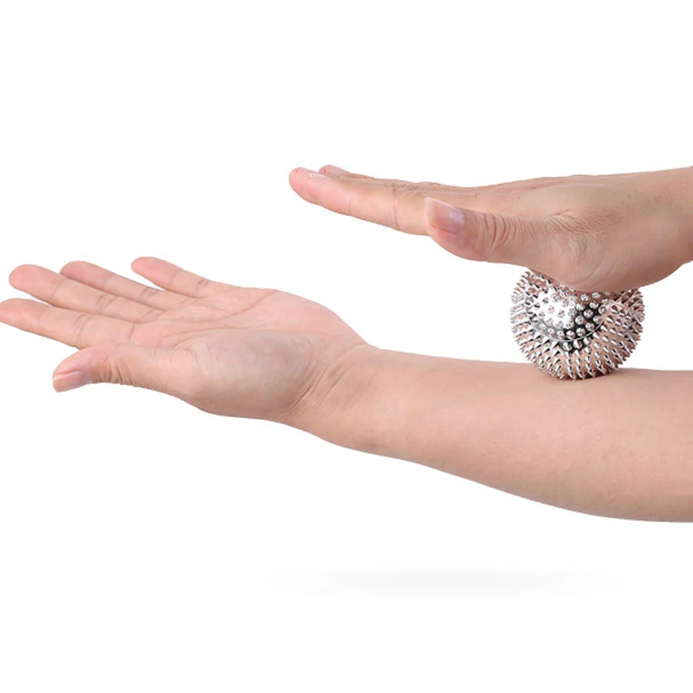 

Yoga Fitness Ball Multifunctional Magnetic Therapy Massager Magnet Acupuncture Ball Gold Silver for Home Equipment