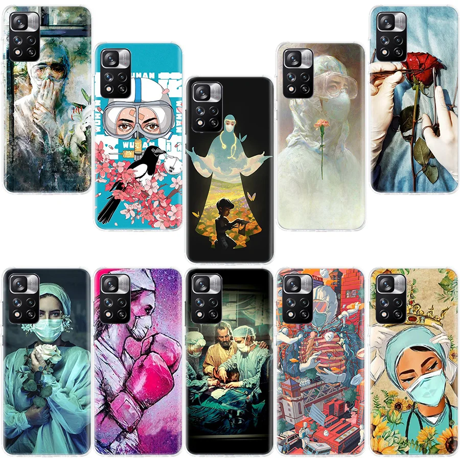 

Image of emergency room doctor Phone Case For Xiaomi Mi 13 11T 11 Ultra 11i 12 12T Pro 12X 10T 10 Lite 5G 9 9T 8 5X 6X Cover Sof