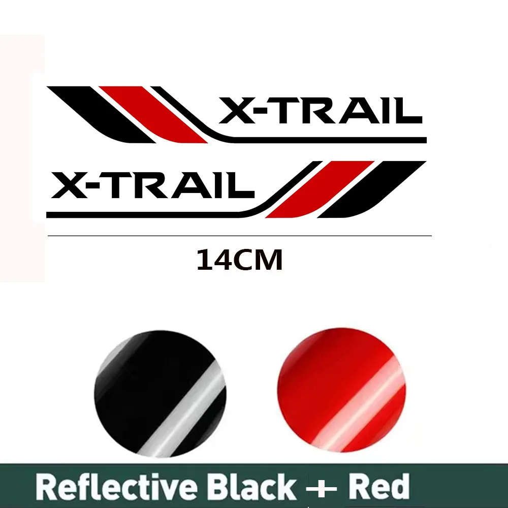 

2x наклейка на зеркало заднего вида для Nissan X-trail T30 T31 T32, автоаксессуары