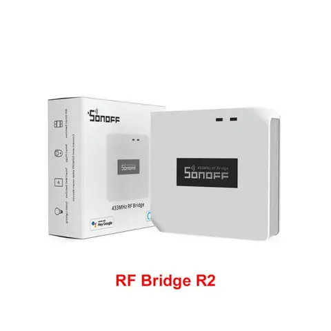 Беспроводной шлюз SONOFF RF Bridge R2, 433 МГц, радиочастотный Wi-Fi хаб, поддержка детской безопасности, 3-радиочастотный датчик через eWeLink Alexa