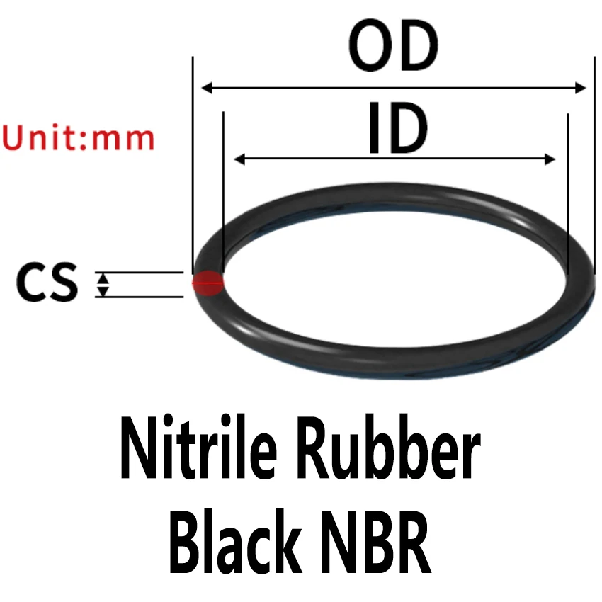 

CS3mm OD9-54 EPDM NBR VMQ FKM Зеленый Фтор Черный Нитриловая Резина Силиконовые Уплотнительные Кольца VMQ Уплотнения Шайба Красная Белая Прокладка Уплотнительное Кольцо