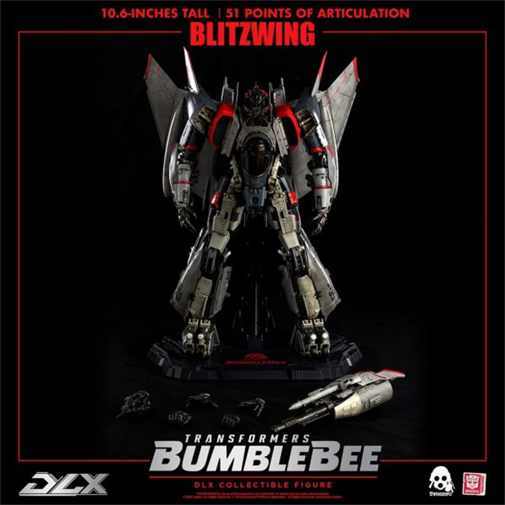 

Original ThreeZero 3A G1 MDLX Transformation DLX Blitzwing 51 Points Of Articulation High Quality Action Figure With Box