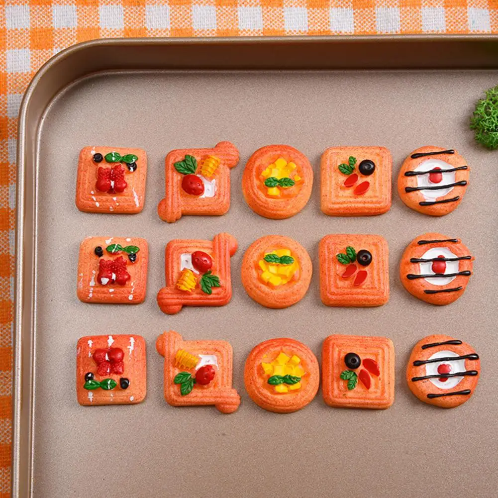 

10Pcs 3D Multi-use Decorative Cute Dessert Food Charms Phone Case Hairpin DIY Accessories Hairbow Charms Party Favor