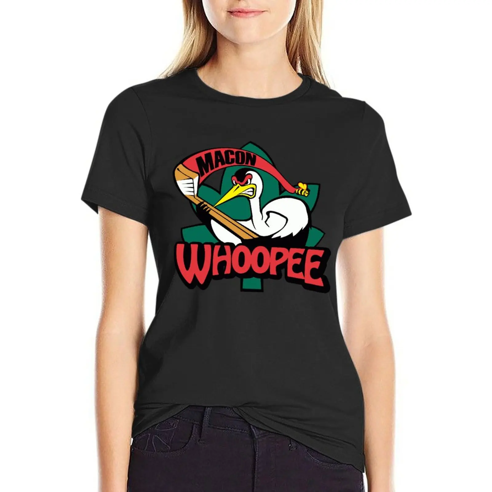 Macon whoopee Классическая футболка блузка аниме одежда женские футболки