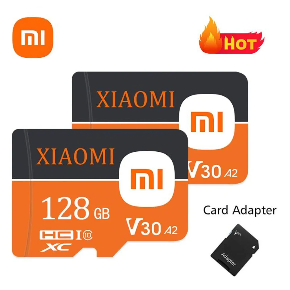 Xiaomi SD Memory Card 128GB 512GB 1TB A2 Max 120Mb/s Micro TF SD Cards TF Card SD Adapter Flash Card For Camera/Drone/Dash Cam