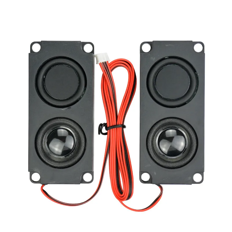 

2Pcs 10045 LED TV Speakers Audio Portable 8Ohm 5W Speaker Double Diaphragm Bass Computer Speaker DIY For Home Theater