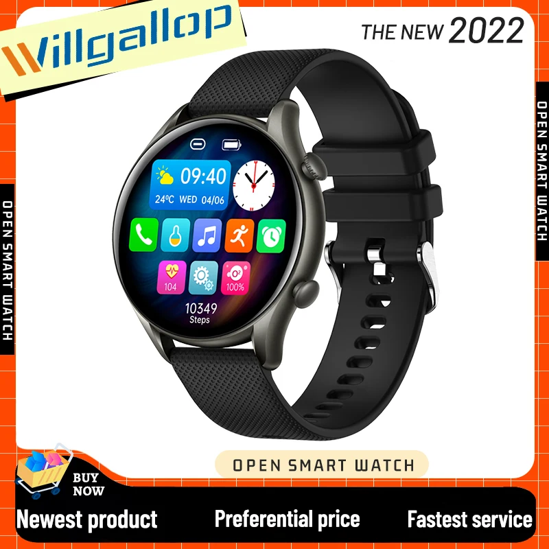 

Смарт-часы Willgallop 2022 для мужчин и женщин с функцией Bluetooth