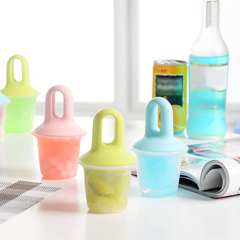 

Cream Molds Maker Silicone Food Grade Cute Easy Clean Frozen Popsicle Frozen Popsicle Juice Popsicle Ice Cream Tray Summer DIY