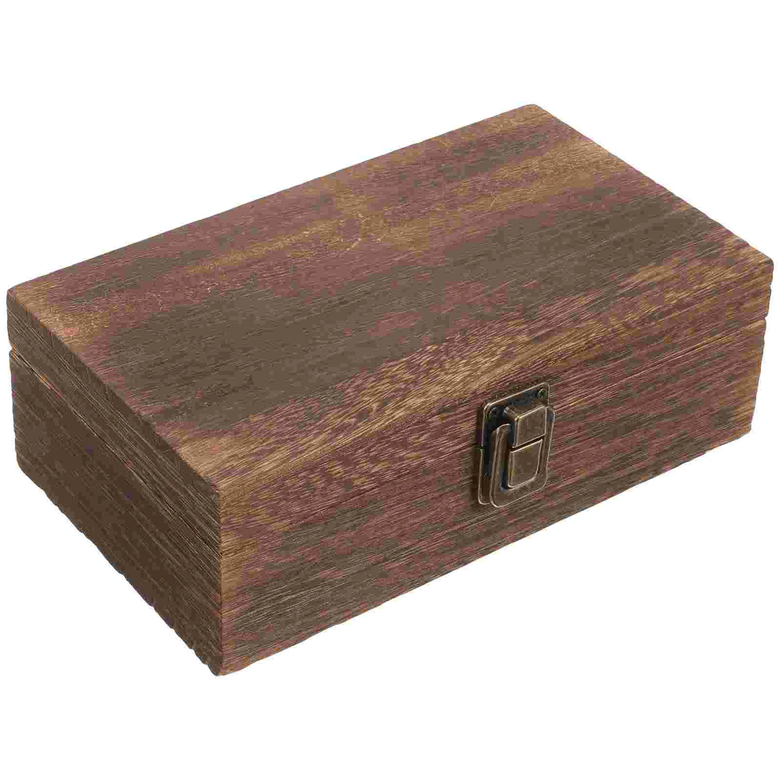 

Wood Stamp Storage Case Inkpad Stamp Storage Box Wood Organizer Compartment Stamp Organizer