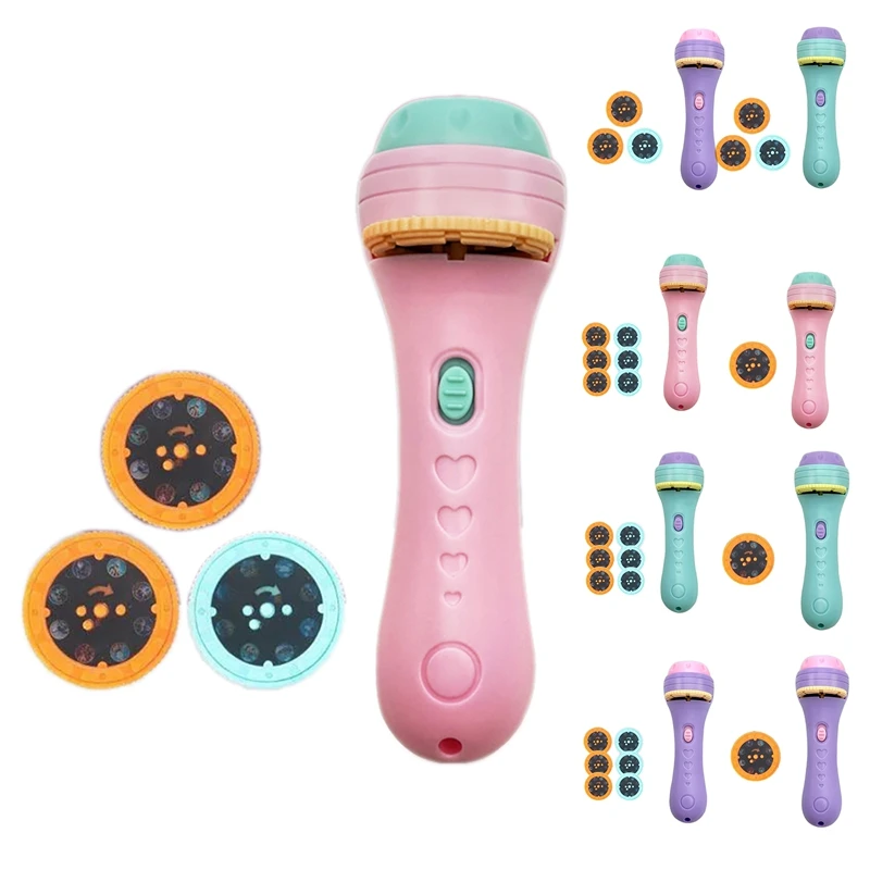

Sleeping Story Book Flashlight Projector Torch Lamp Toy Early Education Toy For Kid Holiday Birthday Gift Light Up Toy