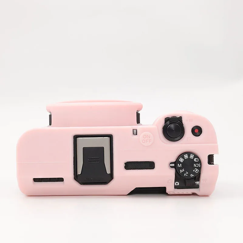Фото Силиконовый защитный чехол-накладка для камеры Canon PowerShot V1, мягкий резиновый чехол-сумка для камеры №1