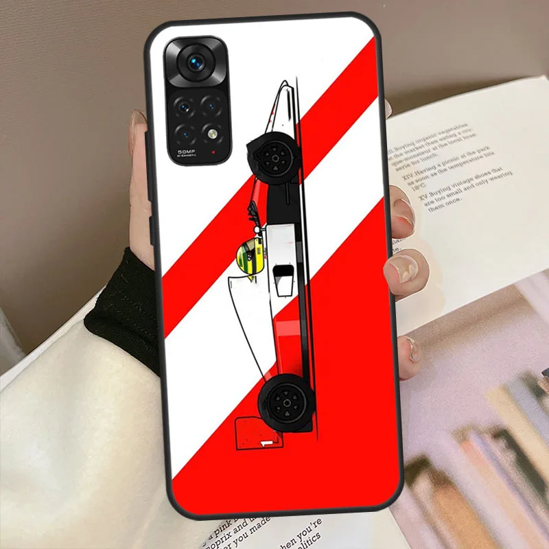 Формула 1 F1 чехол гоночного контура для Xiaomi Redmi Note 11 10 9 8 7 Pro 10S 9S 8T 9A 9C 9T мягкий