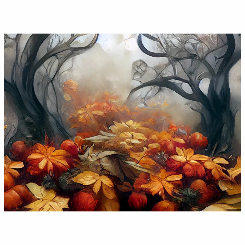 

DIY 5D diamond painting gothic autumn walk cross stitch set full diamond embroidery mosaic decorative painting gift