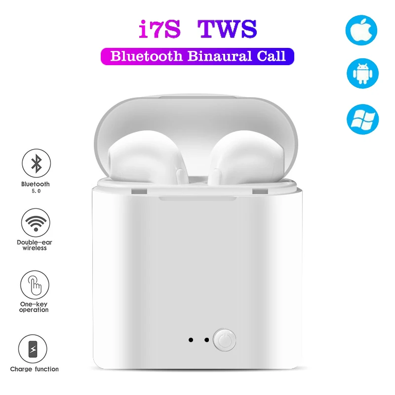 

I7 TWS Wireless Headphones Bluetooth 5.0 Earphones I7s Tws Mini Style Earphones Sports Handsfree Headset In-Ear Stereo Earbuds