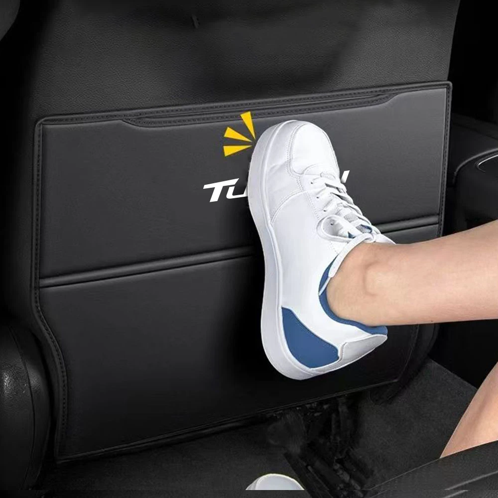 2 шт. кожаные автомобильные накладки на спинку сиденья для Hyundai Tucson Nx4 ix JM TL 2008 2016 2017