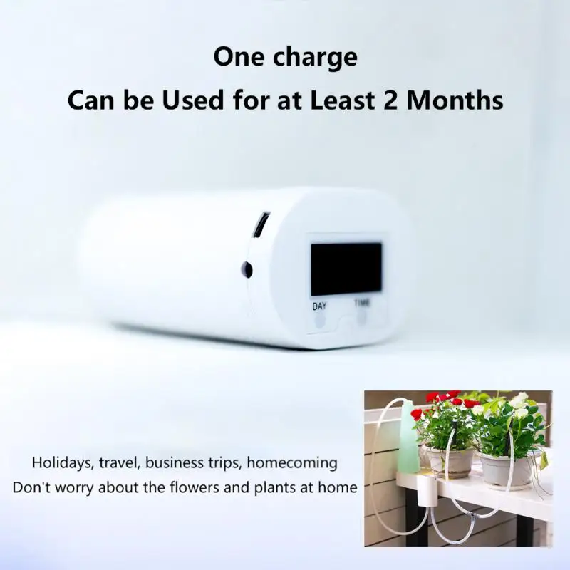 

Intelligent Automatic Watering Pump Controller USB Charging Garden Watering Equipment Home Sprinkler Time Drip Irrigation Device
