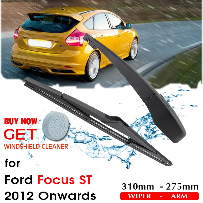 

Car Wiper Blade Rear Back Window Windscreen Windshield Wipers For Ford Focus ST Hatchback 310 mm 2012 Onwards Auto Accessories