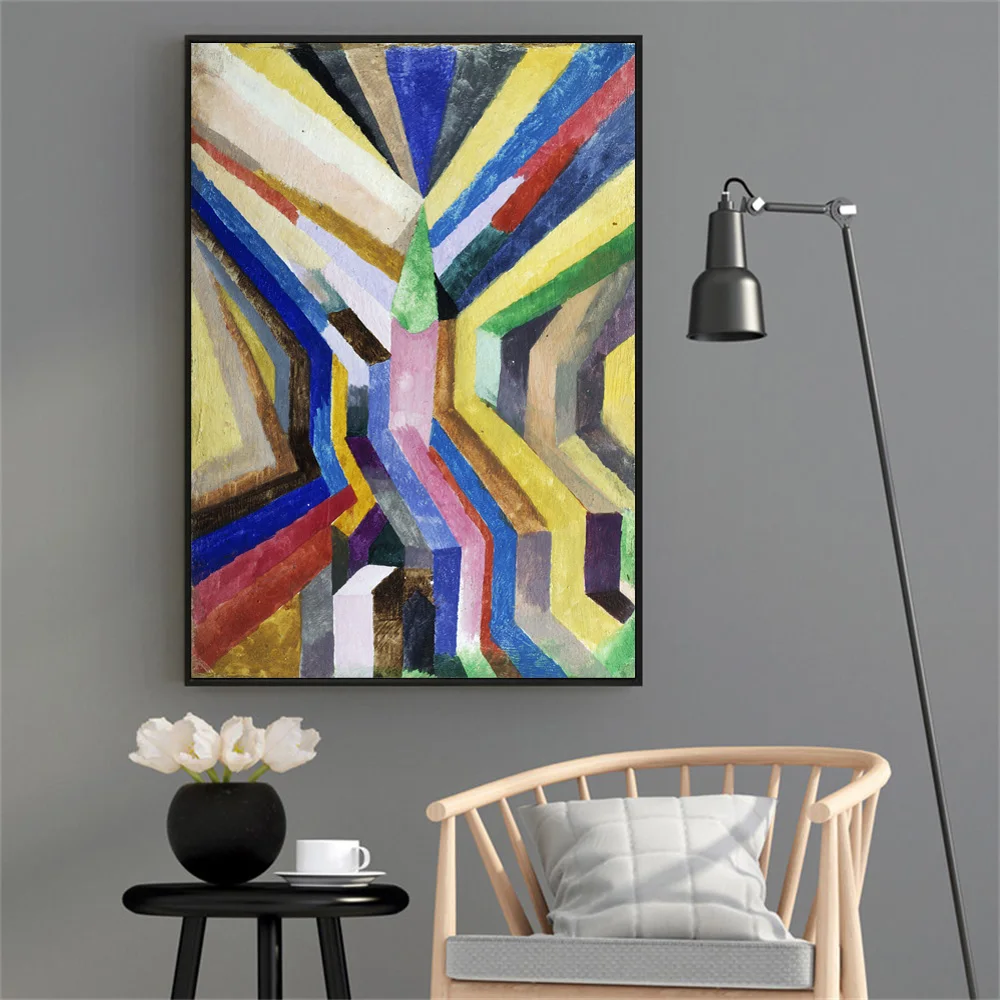 

Color Piece Abstract Poster Printing On The Canvas Sitting Room Wall Pop Art Home Decoration Frameless Paintings