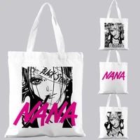 nana anime harajuku manga ren honjo handbags shoulder bags casual shopping girls handbag women elegant canvas tote bag shopper