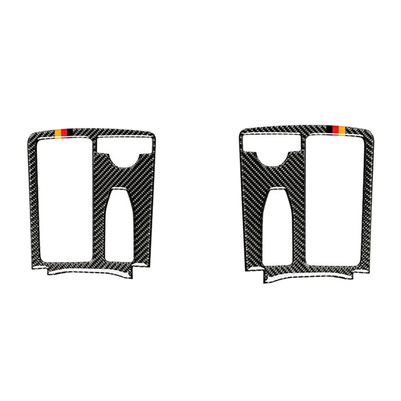 

Gear Shift Panel Cover Trim Frame Carbon Fiber for Mercedes Benz C Class W204 2007-2014