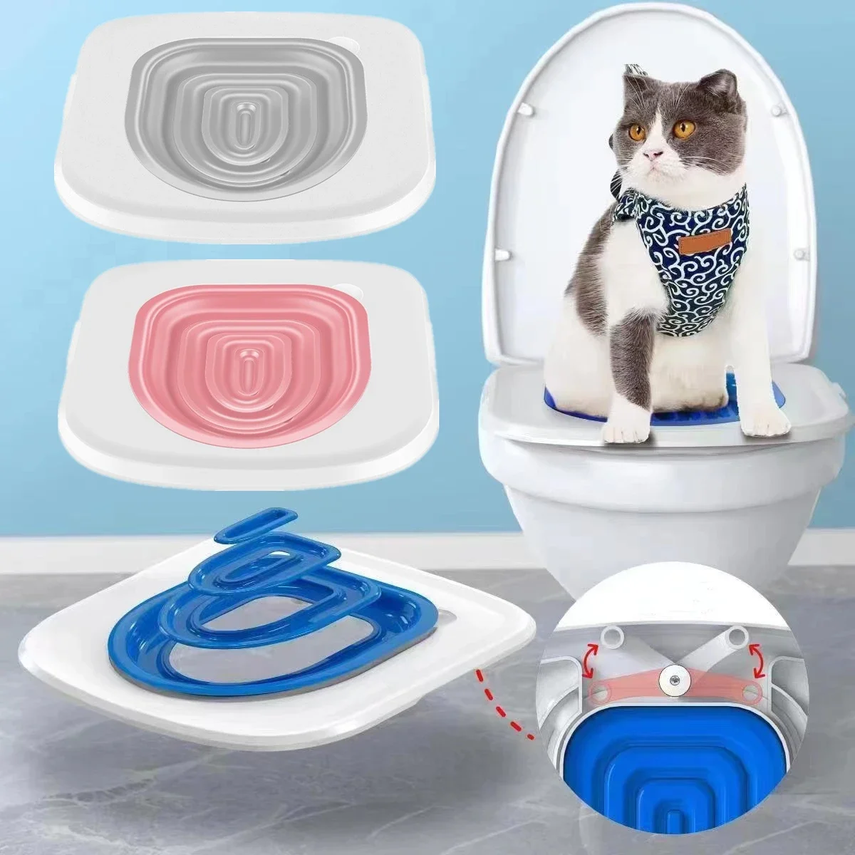 Mat Plastic Cat Toilet Cleaning Accessories