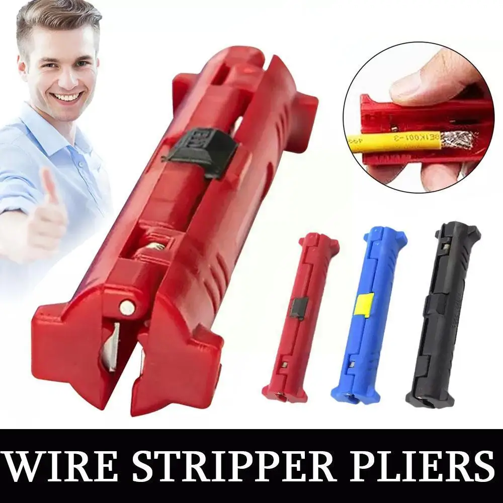 

New Universal Multifunction Electric Wire Stripper Tool Coaxial Pen Cable Wire Machine Rotary Stripping Pliers Cutter Pen C N2l6
