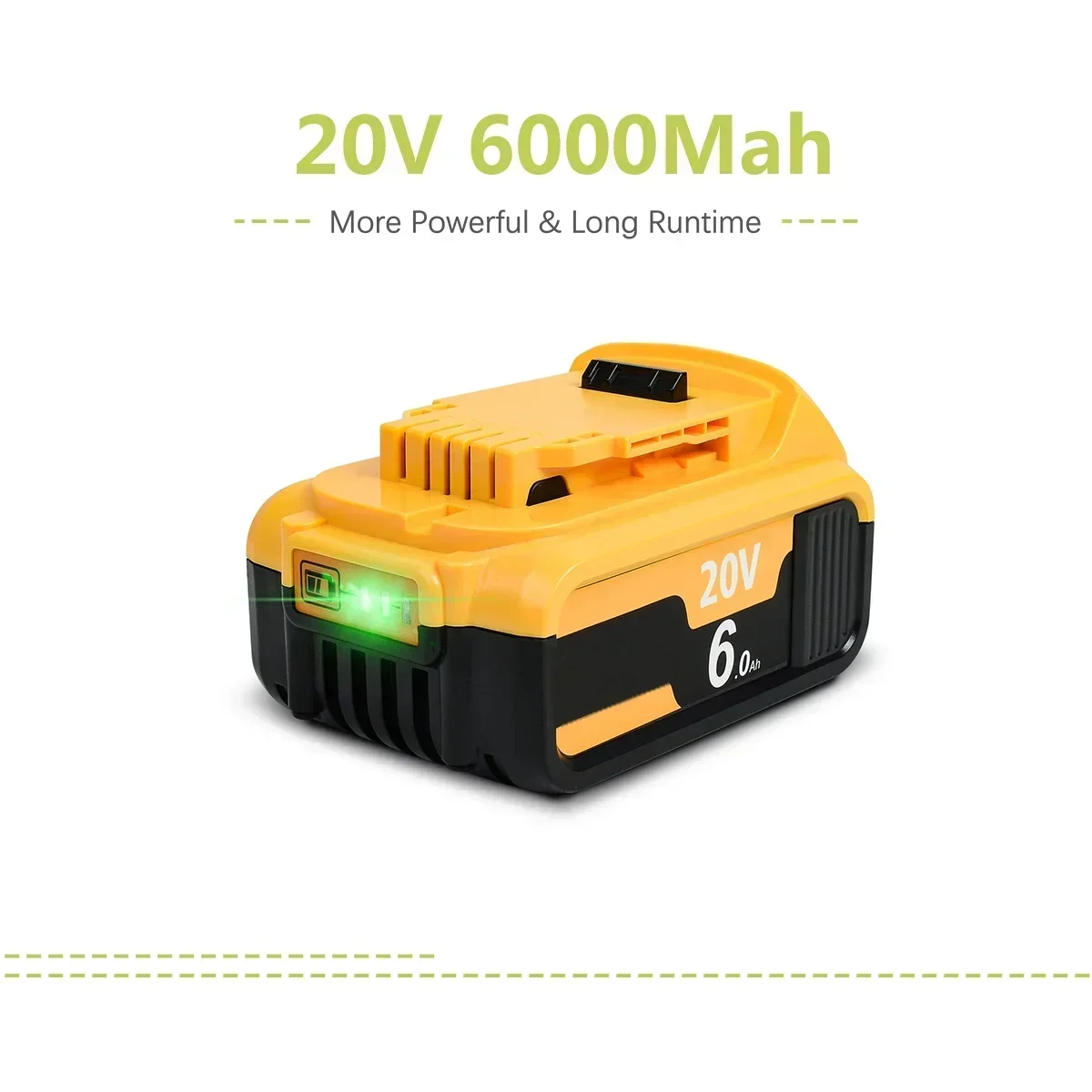 Аккумулятор для Dewalt DCB200 DCB206 DCB207 DCB204