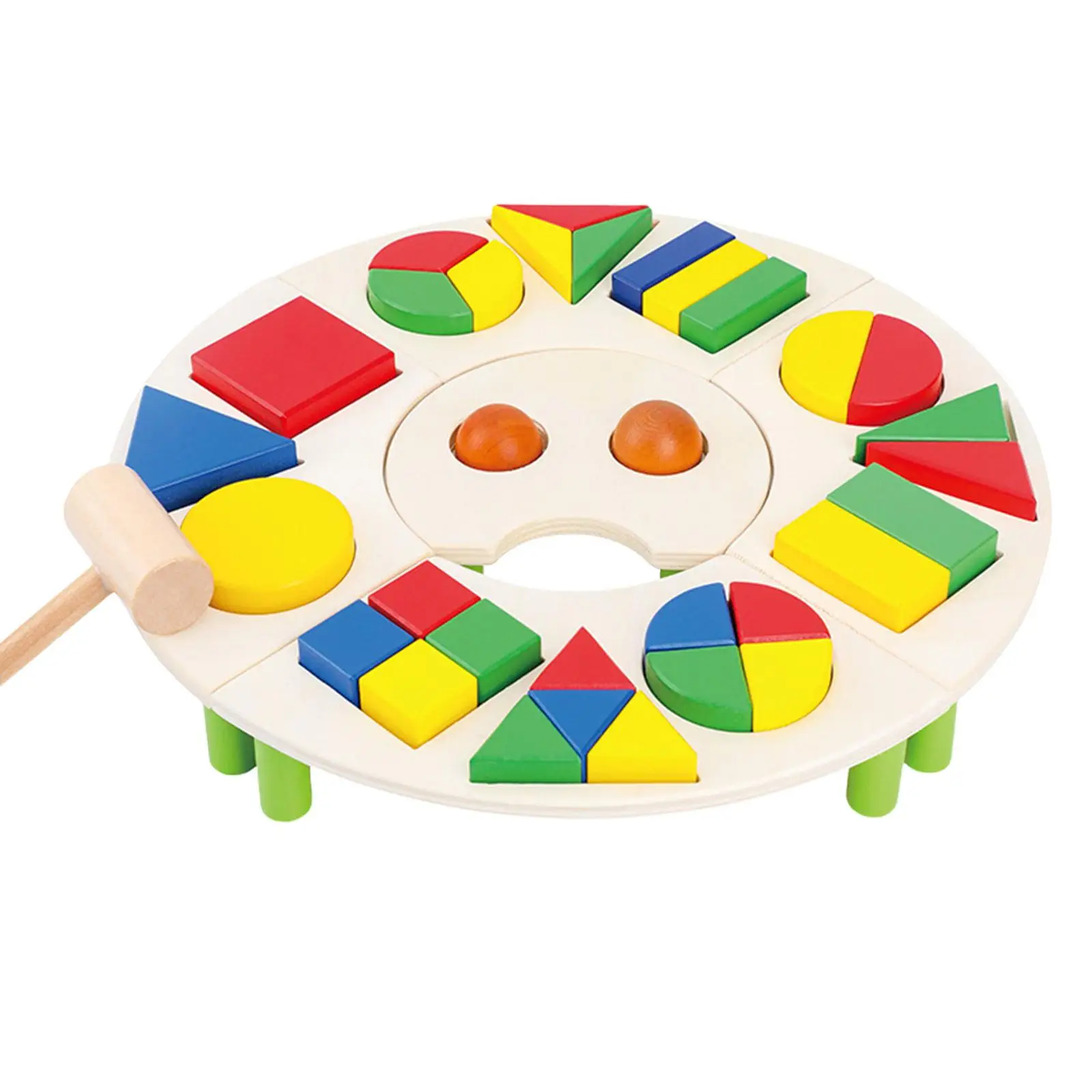 

Montessori Shape Color Cognition Puzzles Educational Puzzle Toy Jigsaw Geometric Shape Puzzle for Boy Girls Toddlers Preschool