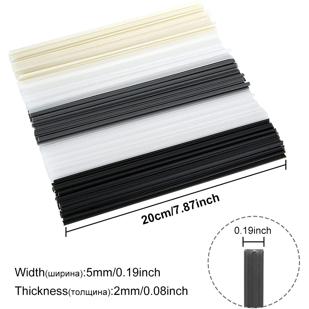 50 шт. пластиковые сварочные прутки 20 см