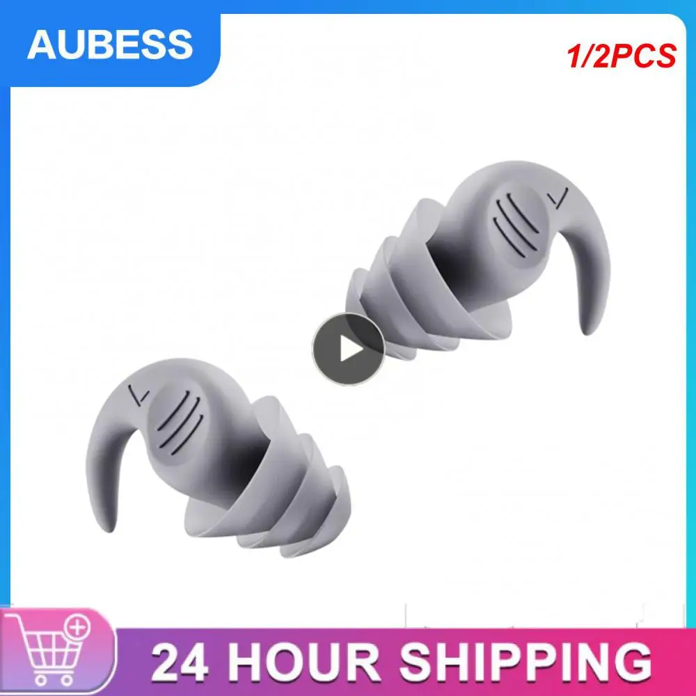 

1/2PCS Ear Plugs For Sleeping Noise Reduction Tapones Oido Ruido Soft Silicone Ear Muffs Tapones Para Dormir Oordopjes Earplugs