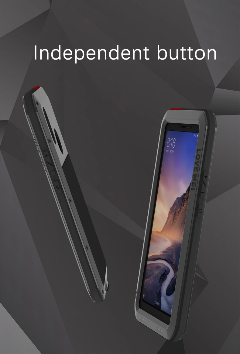 Powerful Metal Armor Case For Xiaomi Mi Max 3 Waterproof Shockproof Rugged Full Body Protective Cover For Xiaomi Max 3