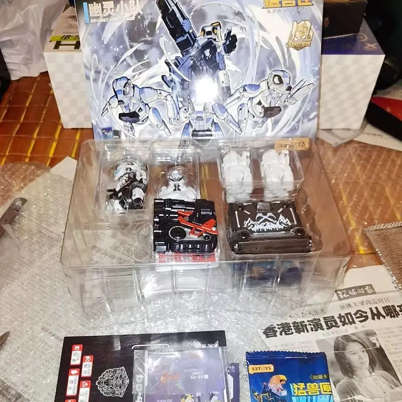 Новая фигурка-трансформер 52TOYS BEASTBOX BB-48 Ghost Team, мини-куб, деформируемая коллекционная игрушка, подарок для коллекционеров (art.: 3920dbf6abc3e) - 3920dbf6abc3e
