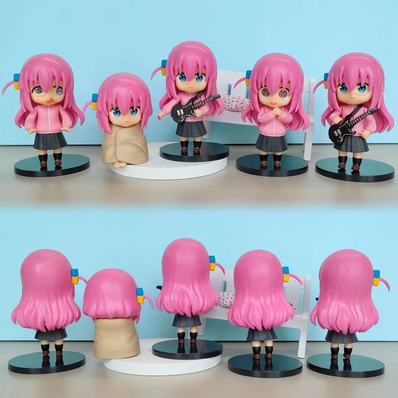 Gotoh Hitori Cute Action Figure Dolls Model Toys Figurine Peripherals Gift For Children