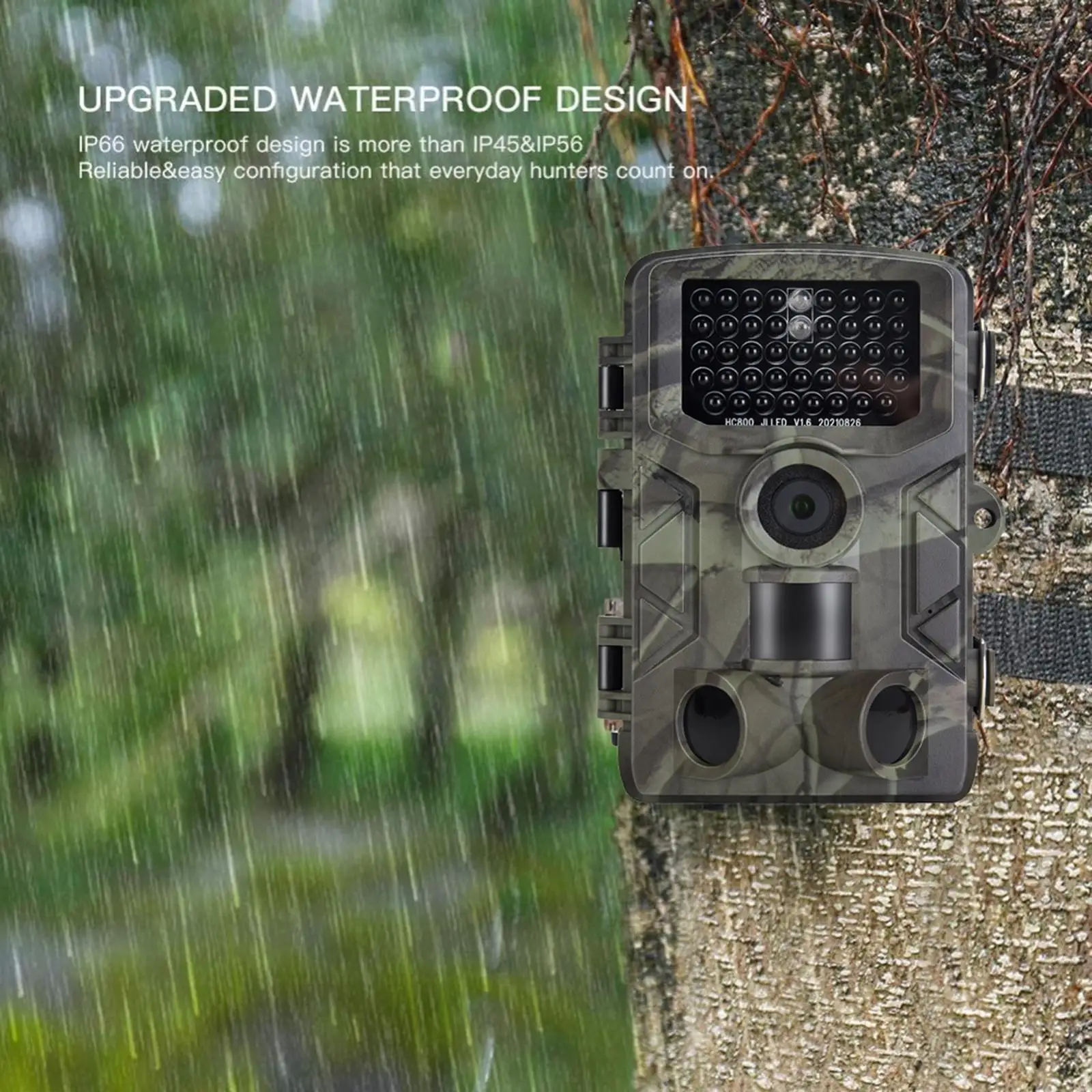 

Trail Camera 24MP 1080P 120° Angle Photo Wildlife Hunting Cameras for Motion Monitoring Perfect Observation Home