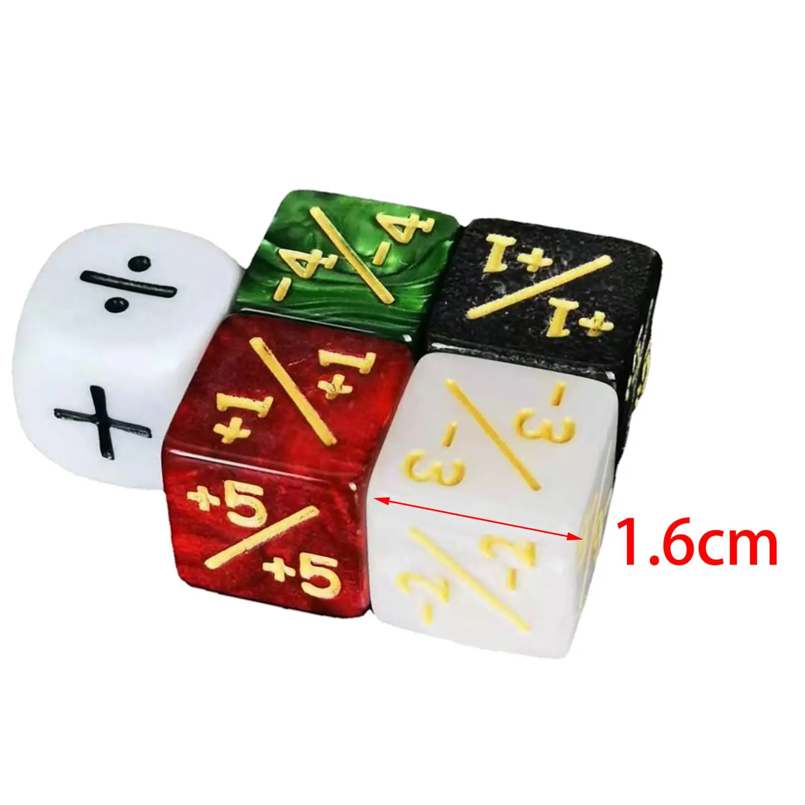 

10x Acrylic Polyhedral Dice Set 16mm Astrology Dice Family Table Game Entertainment Toys for Party Role Playing Game