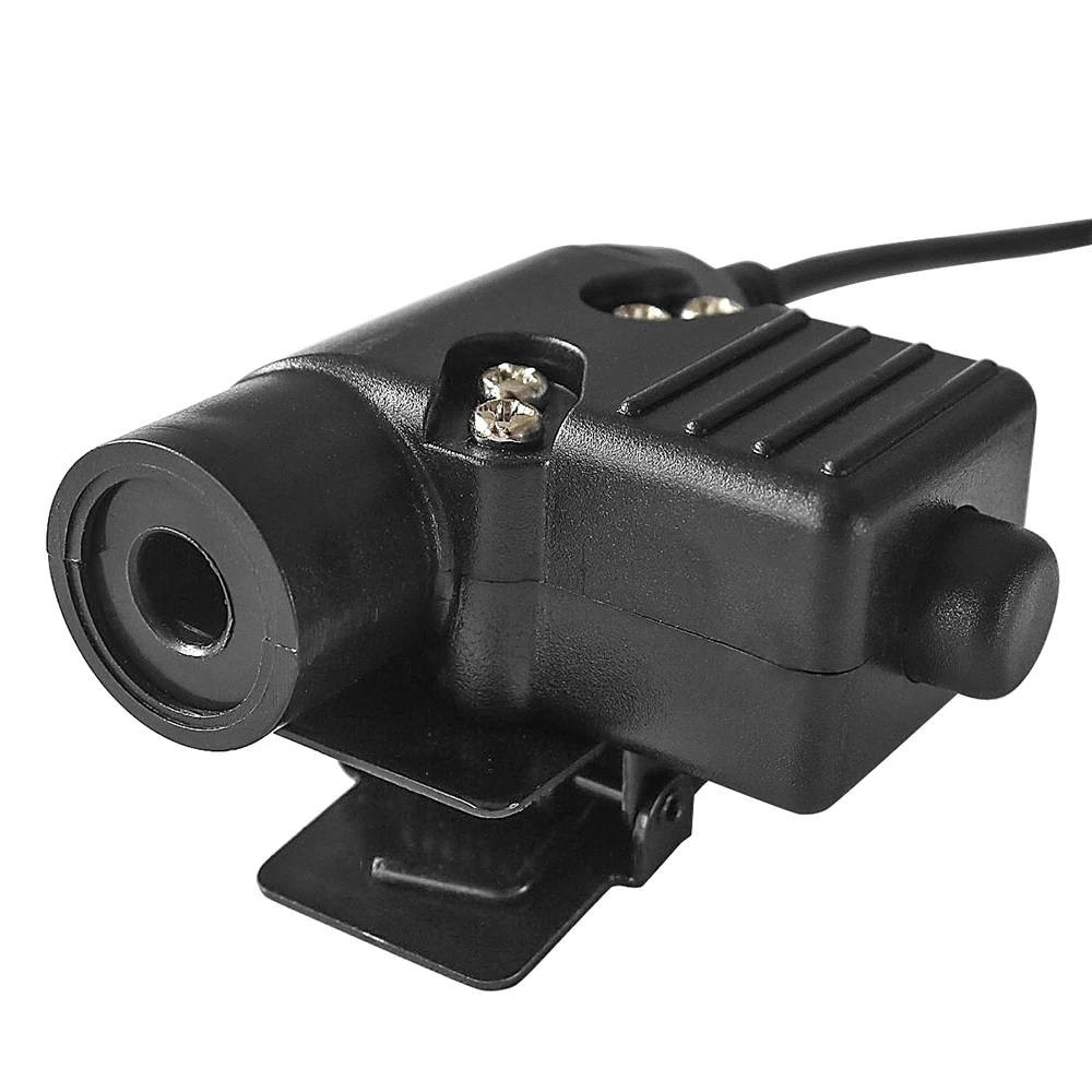 Tactical U94 PTT Kenwood/Midland Plug Adapter for Peltor Comtac/SordinTactical Headset Hunting&Shooting Baofeng UV-5R VU82Radio