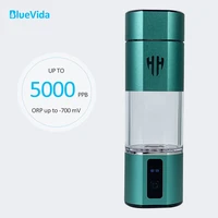 bluevida new max 5000ppb super hydrogen water generator bottle dupont spe pem water hydrogenator h2 inhalation kit adapter