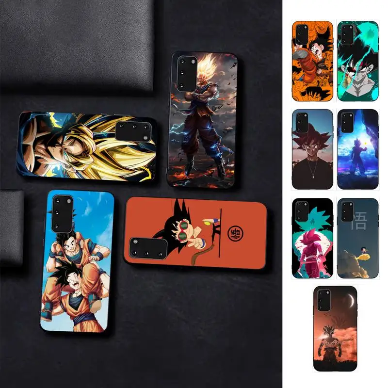 

BANDAI Dragon-Ball-Z Son-Goku Phone Case for Samsung S10 21 20 9 8 plus lite S20 UlTRA 7edge
