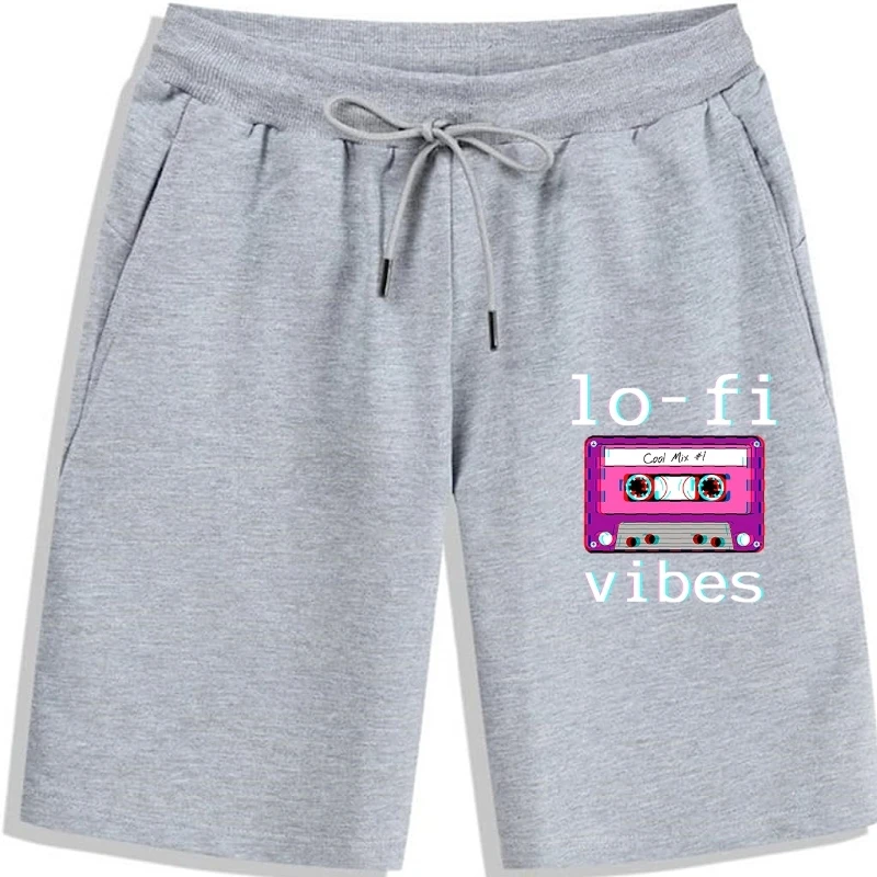 

Men Shorts Mens cool Printed Lo Fi Vibes Funny cool Aesthetic Tape Casual Cotton cool for Men Leisure printing cool cool
