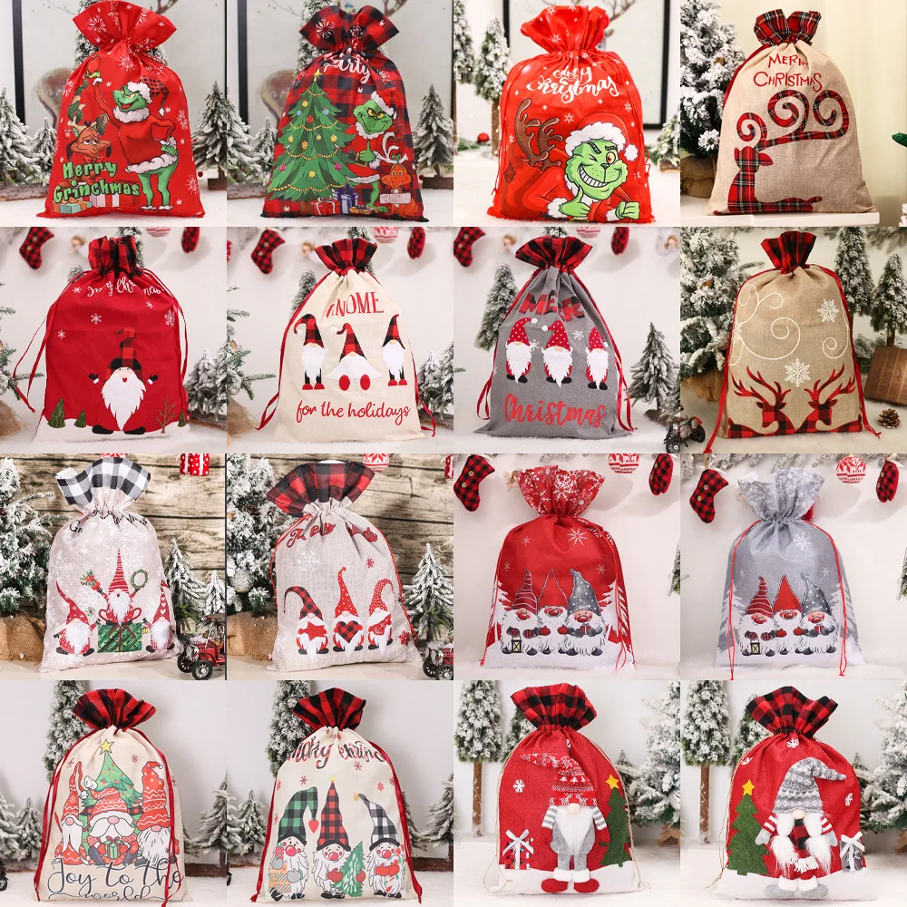 

Christmas decorations Cartoon doll bag Gift bag Kindergarten gift bag Scene decoration christmas decor