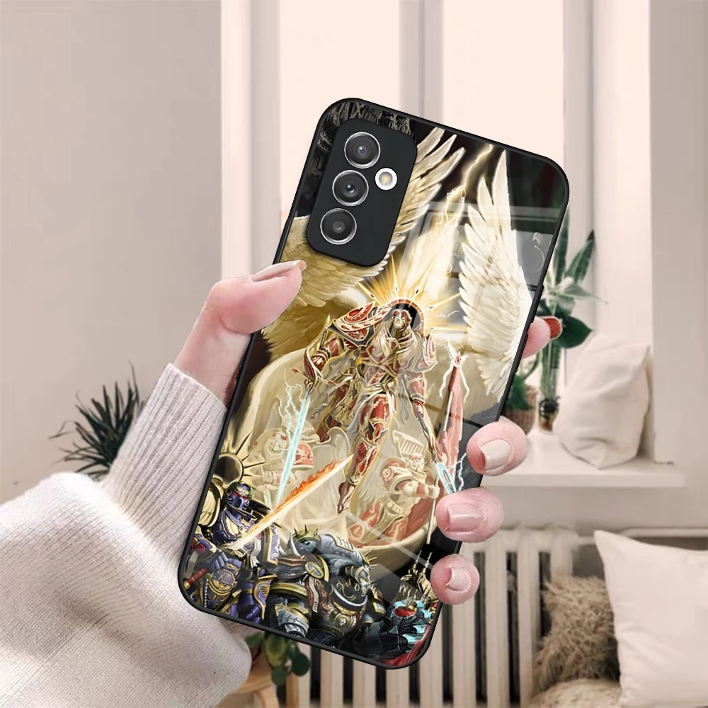 Чехол для телефона Game W-Warhammers 40K Samsung S20 S30 S21 S32 S23 S24 S9 S10E Note 20 10 Pro Ultra Plus стеклянный