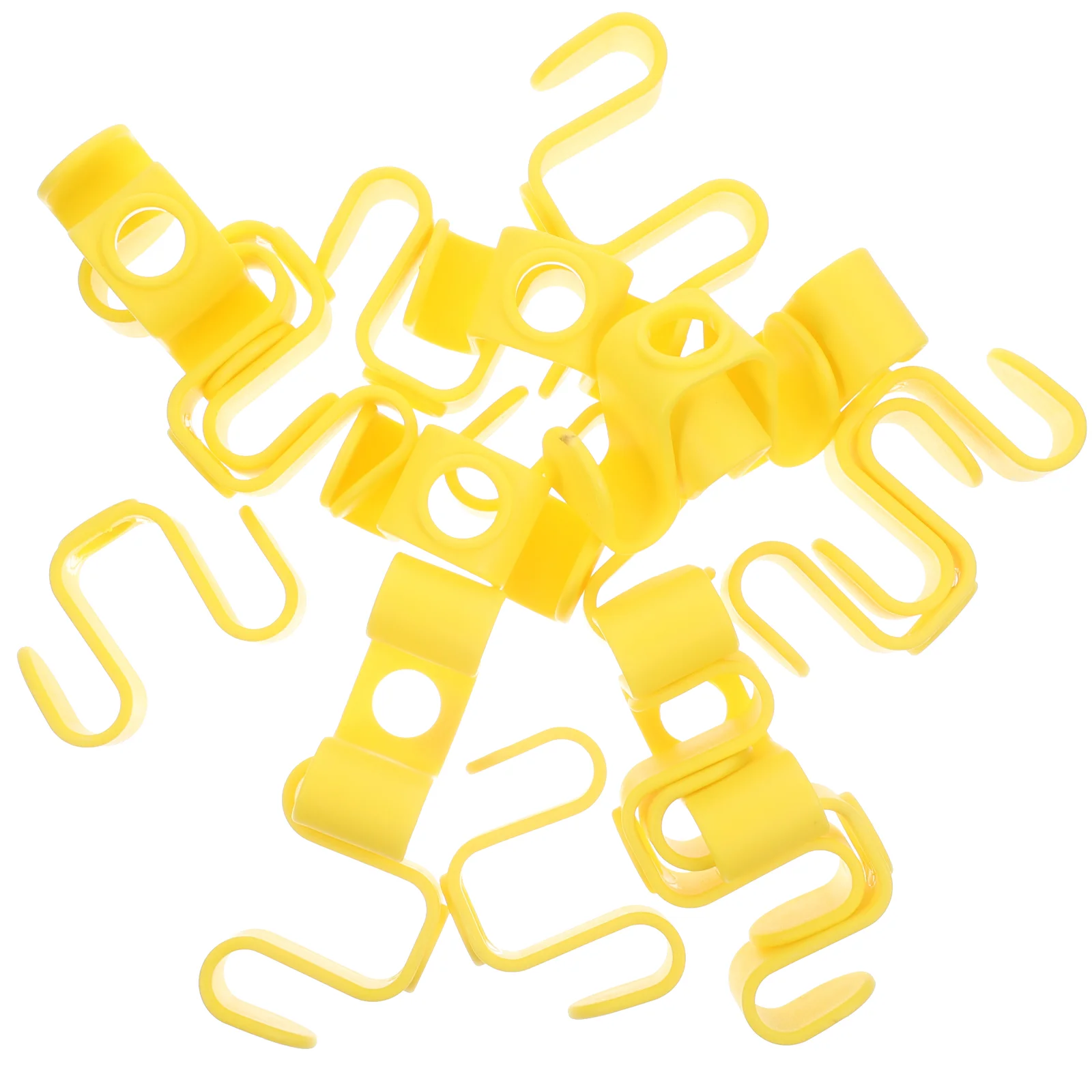 

20pcs Reusable Portable Cabinet Hanger Hooks Hanger Extender Hooks Clothing Hanger Hooks Hanger Space Saver Hooks