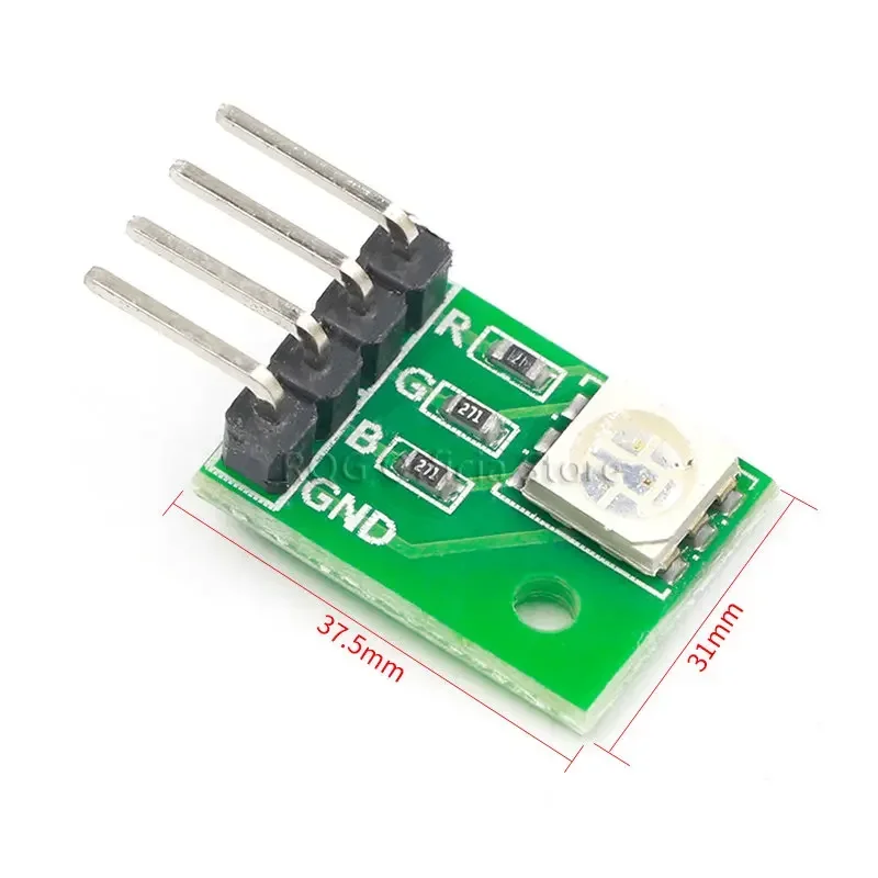 3-цветный светодиодный модуль RGB SMD 5050 полноцветный трехцветный ШИМ-светодиод для