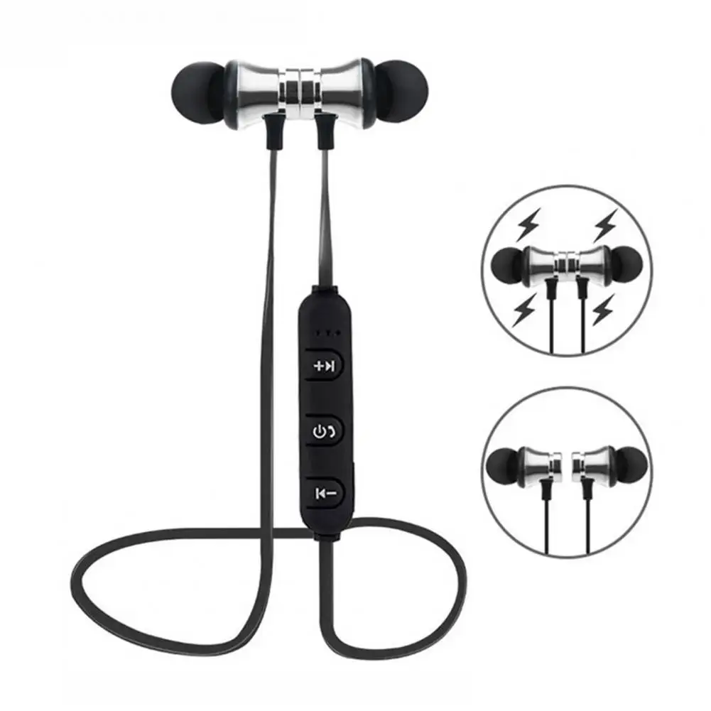 

XT11 Magnetic Wireless Bluetooth Earphone In-Ear Stereo Music Headset Sport Earbud Earpiece With Mic Universal Headphone