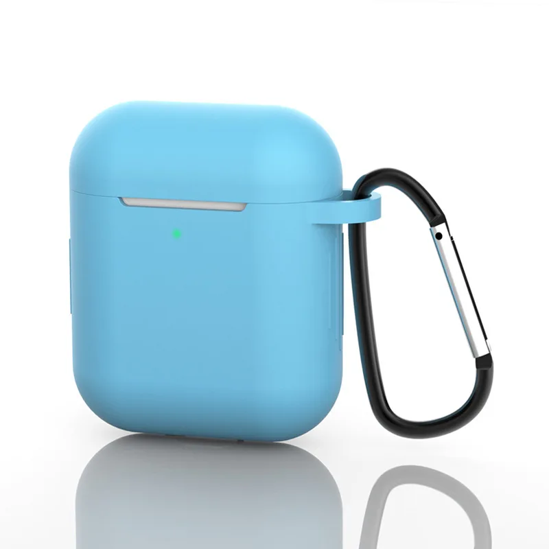 

Authentic Protective Cover with Keychain for Women Men Compatible with Apple AirPods 2nd 1st Generation Charging Case