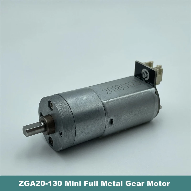 Редукторный мини-двигатель, 20 мм, микро полностью металлический редукторный двигатель постоянного тока 3 в, 5 В, 6 в, 420 об/мин, медленная скорость, большой крутящий момент, «сделай сам», игрушечный робот, умный автомобиль