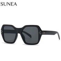 women sunglasses fashion square sunglass leopard frame rivets decoration sun glasses retro female uv400 shades for men eyewear