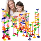 Детский конструктор сделай сам, трек-труба, схема шаров, Мраморная гонка, лабиринт, шарики, развивающие игрушки, Подарочные блоки